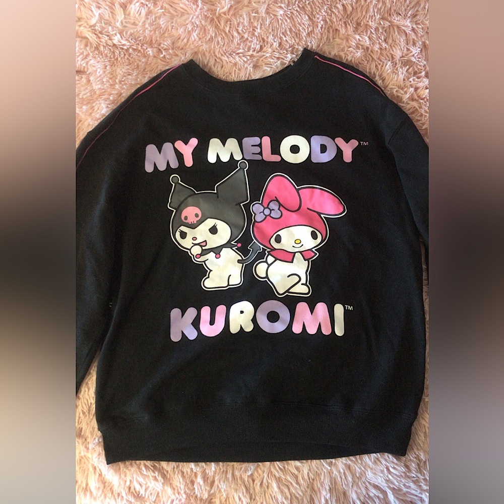 Sanrio Official Kuromi & My Melody Sweatshirt